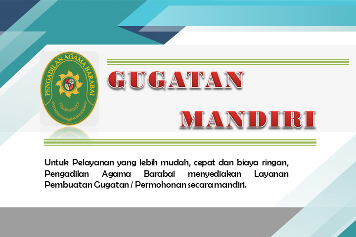 APLIKASI GUGATAN MANDIRI